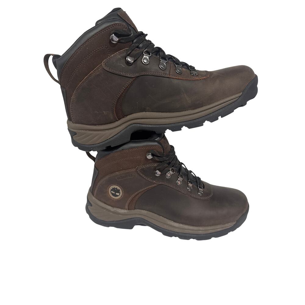 Timberland Flume Mid LC WP HK Men Hiking Boots - Size: 11 -Dark‎ Brown